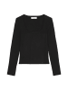 Marc O'Polo Feinstrick-Pullover slim in Schwarz