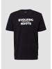 QS T-Shirt in 99D1_schwarz
