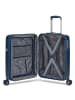 Roncato Airglam 4 Rollen Kabinentrolley S 55 cm mit Dehnfalte in blu notte
