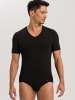 Hanro V-Shirt Natural Function in deep black