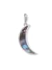 Thomas Sabo Charm "Mond Abalone" in Silber