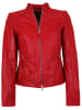 JILANI Lederjacke Lammnappa in Rot