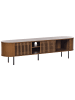 Beliani TV-Schrank TAROON in Braun/Schwarz - (W) 180 x (H) 50 x (L) 40 cm