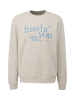 QS Sweatshirt langarm in Beige