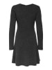 JDY Strickkleid in Dark Grey Melange