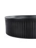 Beliani Waschbecken GELDO in Schwarz - (W) 37 x (H) 13 x (L) 37 cm