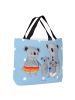 Mr. & Mrs. Panda Shopper Damen Koala Familie ohne Spruch in Blau Pastell