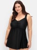 sheego Tankini-Oberteil in schwarz