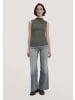 Hessnatur Rib Top Slim in tannengrün