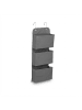relaxdays Hängeorganizer in Grau - (B)31 x (H)75 x (T)10 cm