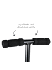 small foot Pogo Stick Variabel mit gepolsterte und in silver