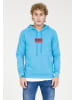 PLUS EIGHTEEN Herren Kapuzenpullover in Türkis