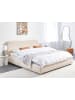Beliani 2-tlg Doppelbett BLAGNAC in Beige