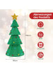 COSTWAY 190cm LED Weihnachtsbaum künstlich in Grün