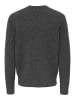 ONLY & SONS Strickpullover in Dark Grey Melange