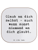 Mr. & Mrs. Panda Untersetzer Glas Spruch Glaube an dich selbst m... in Weiß