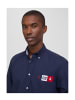 Faconnable Shirt in Marineblau/Rot-5JA