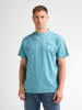 Petrol Industries Lockeres T-Shirt aus Baumwolle tanner in Blau