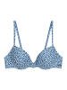 Marc O'Polo Bügel-Bikini-Top Shiny in coronet blue print