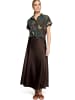 Zero  Stoffhose in Brown/Petrol
