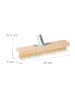 relaxdays 2 x Drahtbesen in Natur/ Gold