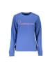 cavalli CLASS Blaues Baumwoll-Sweatshirt