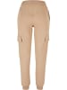 Urban Classics Urban Classics Damen Ladies Cargo Sweat Pants in unionbeige