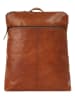 SPIKES & SPARROW Rucksack echt Leder in cognac