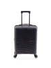 Gladiator 1700 4 Rollen Kabinentrolley 55 cm mit Dehnfalte in black