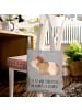 Mr. & Mrs. Panda Laptoptasche Meerschweinchen Weisheit mit Spruch in Light Grey