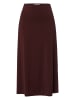 Les Lunes Midirock LUMII Skirt Jersey Midi in Bitter Chocolate