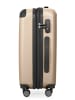 Hauptstadtkoffer Spree - Koffer Flugzeug Trolley Handgepäck Hartschale TSA 42L in Champagner