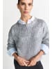 Rich & Royal Strickpullover in silber - 0001