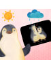Mr. & Mrs. Panda Badezimmerteppich Pinguin umarmen ohne Spruch in Schwarz