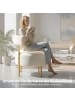 HOMCOM Einzelsessel-67L x 67B x 71H cm-Cremeweiß