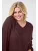 KAFFE curve Langarm-Bluse KCami Regular fit in Fudge