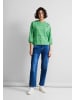 Street One Langarmshirt in light spring green mel.