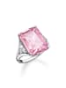 Thomas Sabo Ring Pinker Stein in silber, pink, weiß