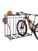 relaxdays Fahrradständer in Anthrazit - (B)120 x (H)103,5 x (T)55 cm