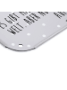 Mr. & Mrs. Panda Blechschild Pinguin mit Kind mit Spruch in Grau Pastell