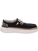 Fusion Leinenschuh  in Schwarz