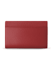Lazarotti Bologna Leather Clutch Tasche Leder 23 cm in red