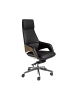 Angel Cerdá Büro-Drehstuhl 4210 in Schwarz / Stahl – (B)67 x (H)69 x (T)121 cm