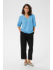Kaffe Kurzarm-Bluse KApaulina Regular fit in Forever Blue CC