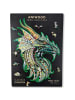 ANIWOOD Puzzle Drache M 125 Teile, Holz (20 x 27,5 x 0,5 cm) in Mehrfarbig