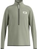 Odlo Longsleeve "Midlayer 1/2 Zip Classic Fleece" in Grau