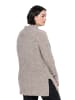 Ulla Popken Pullover in dunkelbeige