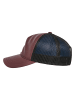  Flexfit  Flexfit Unisex Synthetic Leather Trucker in maroon/blk