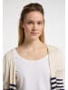 DreiMaster Damen Cardigan in Wollweiss Marine