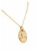 Gemshine Kette mit Anhänger Horoskop Sternzeichen Pisces Fische in gold coloured